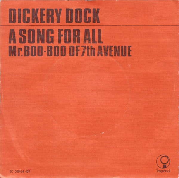 Dickery Dock - A Song For All 18001 Vinyl Singles Goede Staat