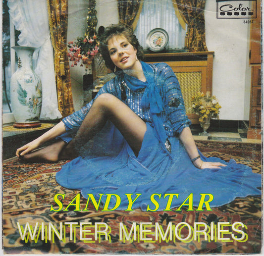 Sandy Star - Winter Memories Vinyl Singles Vinyl Very Good (VG) <br> Hoes Good Plus (G+)
