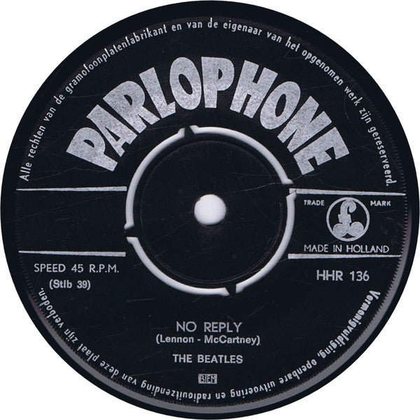 Beatles - No Reply 03783 28831 28926 19161 Vinyl Singles Hoes: Generic
