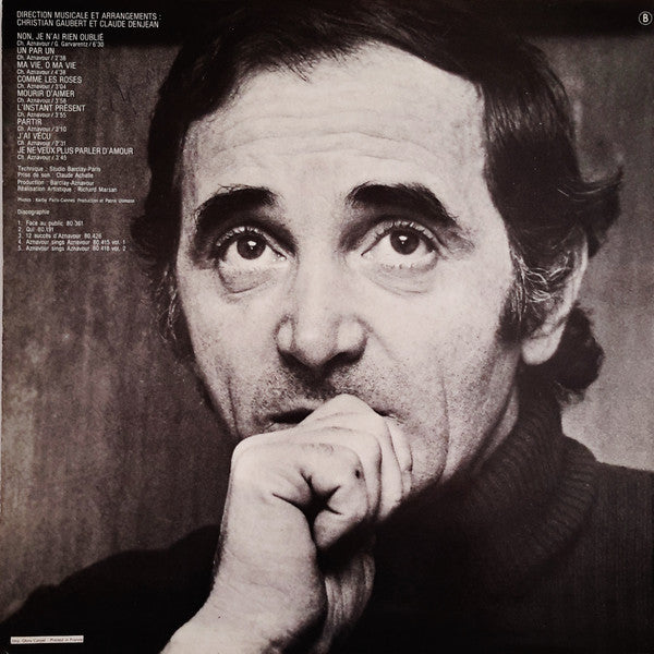 Charles Aznavour – Non, Je N'ai Rien Oublié (LP) 43110 Vinyl LP VINYLSINGLES.NL
