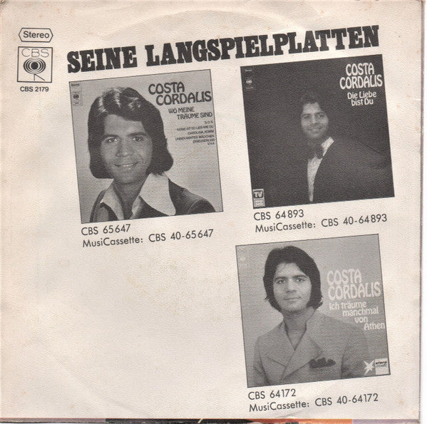 Costa Cordalis - Steig In Das Boot Heute Nacht, Anna Lena 13609 Vinyl Singles Goede Staat