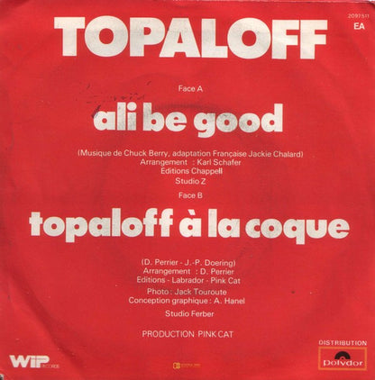 Patrick Topaloff - Ali Be Good 31490 Vinyl Singles Goede Staat