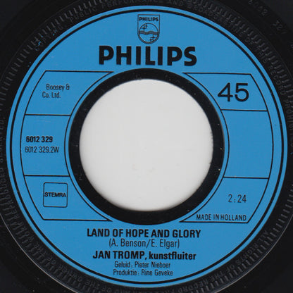 Jan Tromp - Middernacht Melodie Vinyl Singles Vinyl Very Good (VG) <br> Hoes Good Plus (G+)