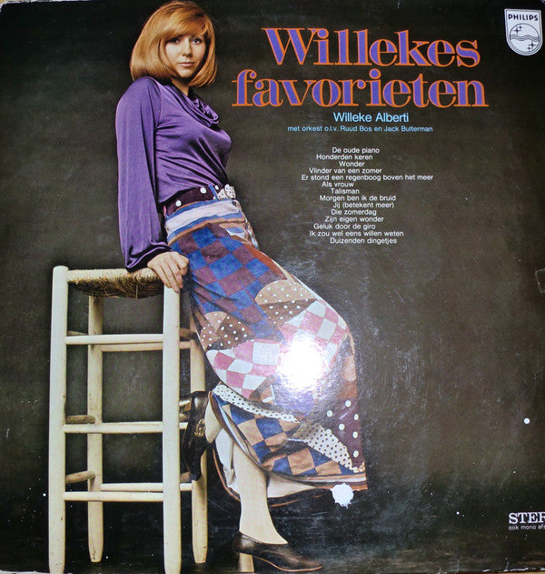 Willeke Alberti - Willekes Favorieten (LP) Vinyl LP Vinyl Very Good (VG) <br> Hoes Good Plus (G+)