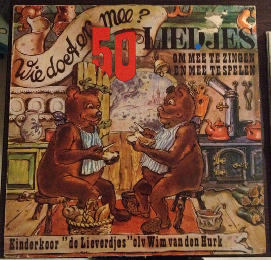 Kinderkoor De Lieverdjes - 50 Kinderliedjes (LP) 44649 46956 Vinyl LP VINYLSINGLES.NL