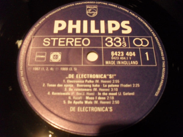 Electronica's - De Electronica's (LP) 46587 48606 Vinyl LP VINYLSINGLES.NL