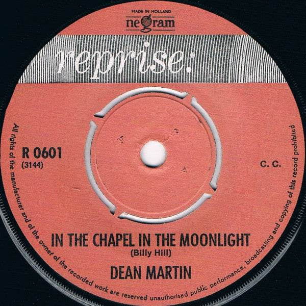Dean Martin - In The Chapel In The Moonlight 03974 Vinyl Singles VINYLSINGLES.NL