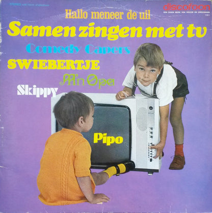 Radio-Kinderkoor De Mini-Mutsjes - Samen Zingen Met TV (LP) 40692 Vinyl LP Goede Staat