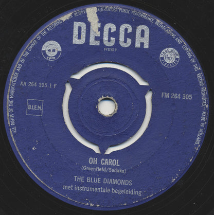 Blue Diamonds - Oh carol Vinyl Singles VINYLSINGLES.NL