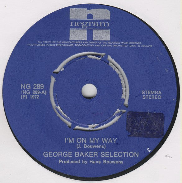 George Baker Selection - I'm On My Way Vinyl Singles VINYLSINGLES.NL