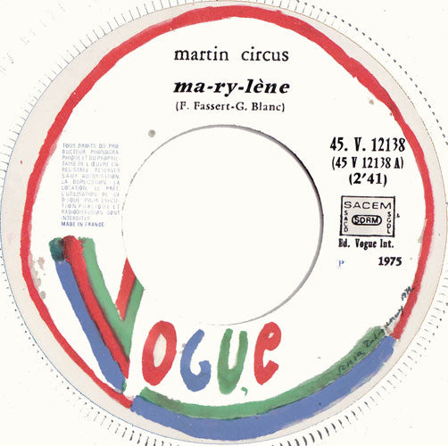 Martin Circus - Ma-ry-lène