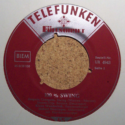 Klaus Wunderlich, Hubert Deuringer - 100% Swing (EP) 17588 Vinyl Singles EP VINYLSINGLES.NL