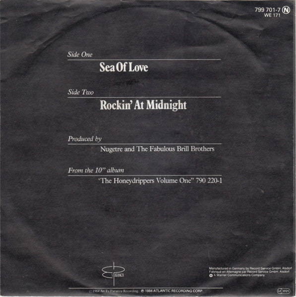 Honeydrippers - Sea Of Love 02519 Vinyl Singles VINYLSINGLES.NL