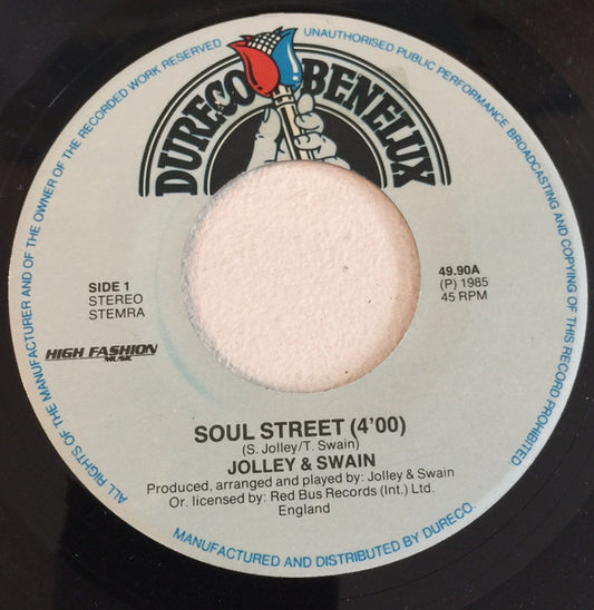 Jolley & Swain - Soul Street Vinyl Singles Vinyl Zeer Goed / Hoesje Goed "VINYLSINGLES.NL"