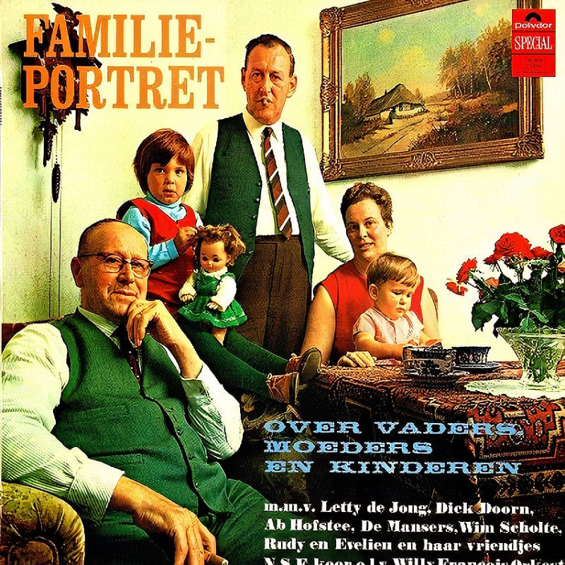 Various - Familieportret - Over Vaders Moeders En Kinderen (LP) 46147 Vinyl LP Goede Staat