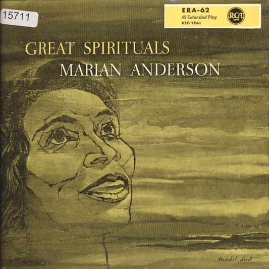 Marian Anderson - Great Spirituals (EP) 15711 Vinyl Singles EP Goede Staat