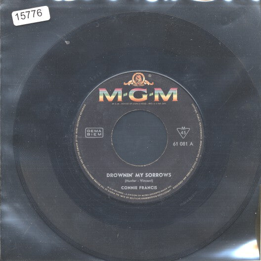 Connie Francis - Drownin My Sorrows Vinyl Singles VINYLSINGLES.NL