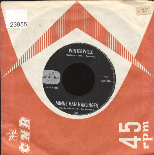 Minne van Harlingen - Winterwille 23955 Vinyl Singles Goede Staat