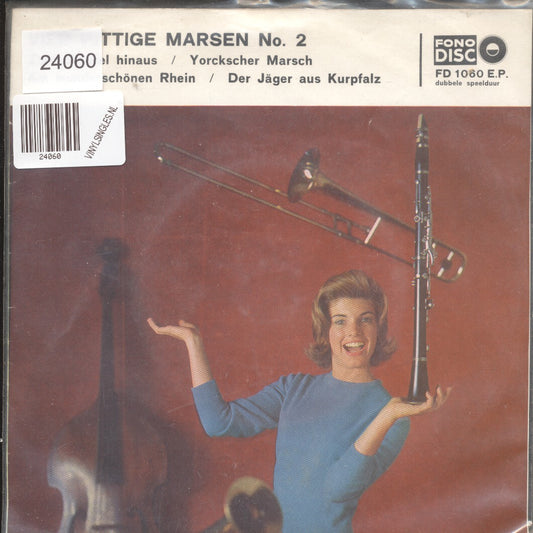 Military Army Band - Vier Pittige Marsen No. 2 (EP) 24060 Vinyl Singles EP Goede Staat