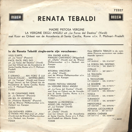 Renata Tebaldi - Madre Pietosa Vergine