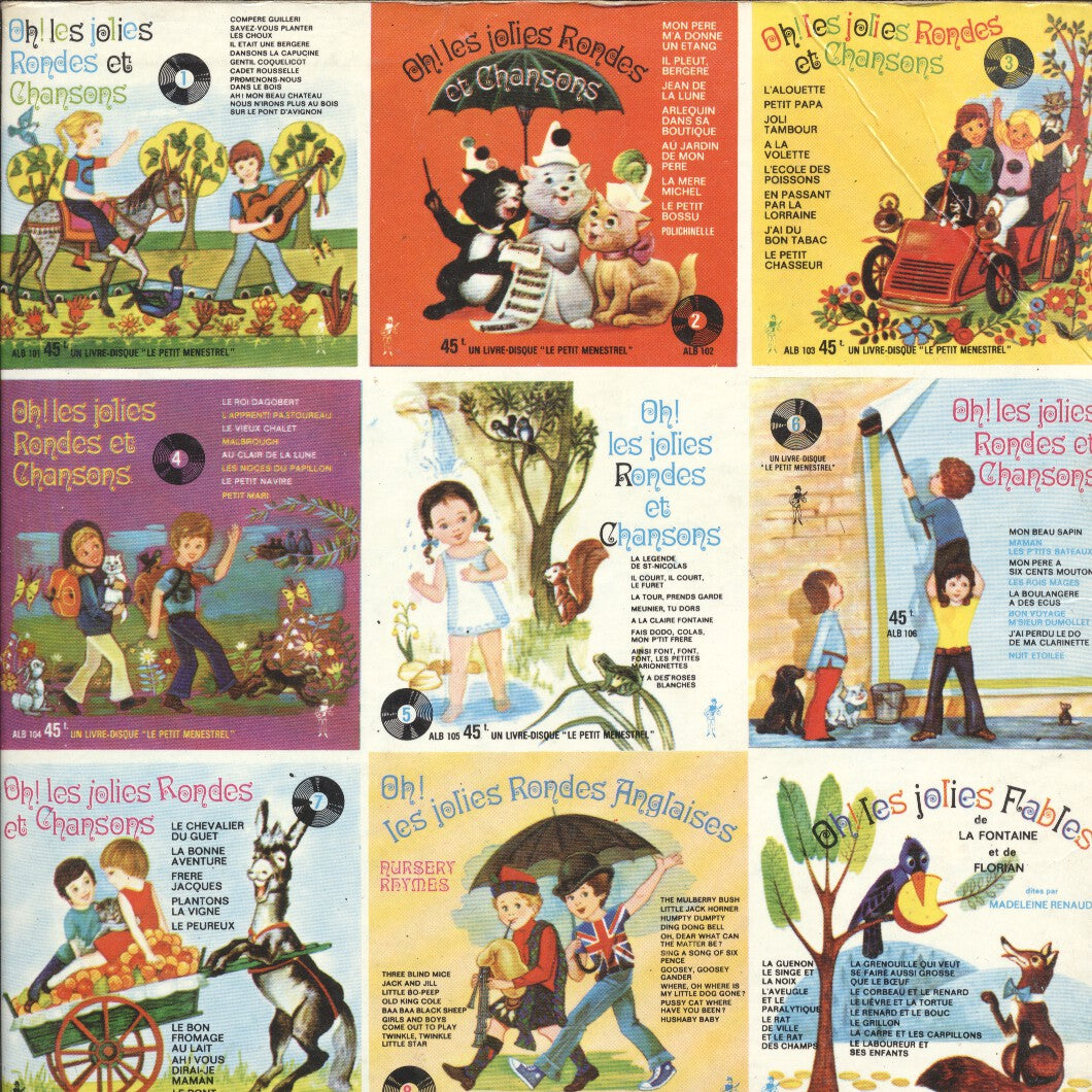 Marc Et André - Oh! Les Jolies Rondes Et Chansons - * Vinyl Singles Vinyl (VG) <br> Hoes (G+)