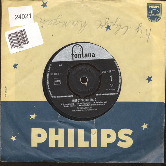 Jukeboxers - Hitpotpourri Vinyl Singles Vinyl Very Good (VG) <br> Hoes Good Plus (G+)