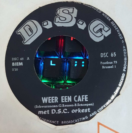 Dicky Vos - Weer Een Cafe met D.S.C. orkest 13637 Vinyl Singles Goede Staat