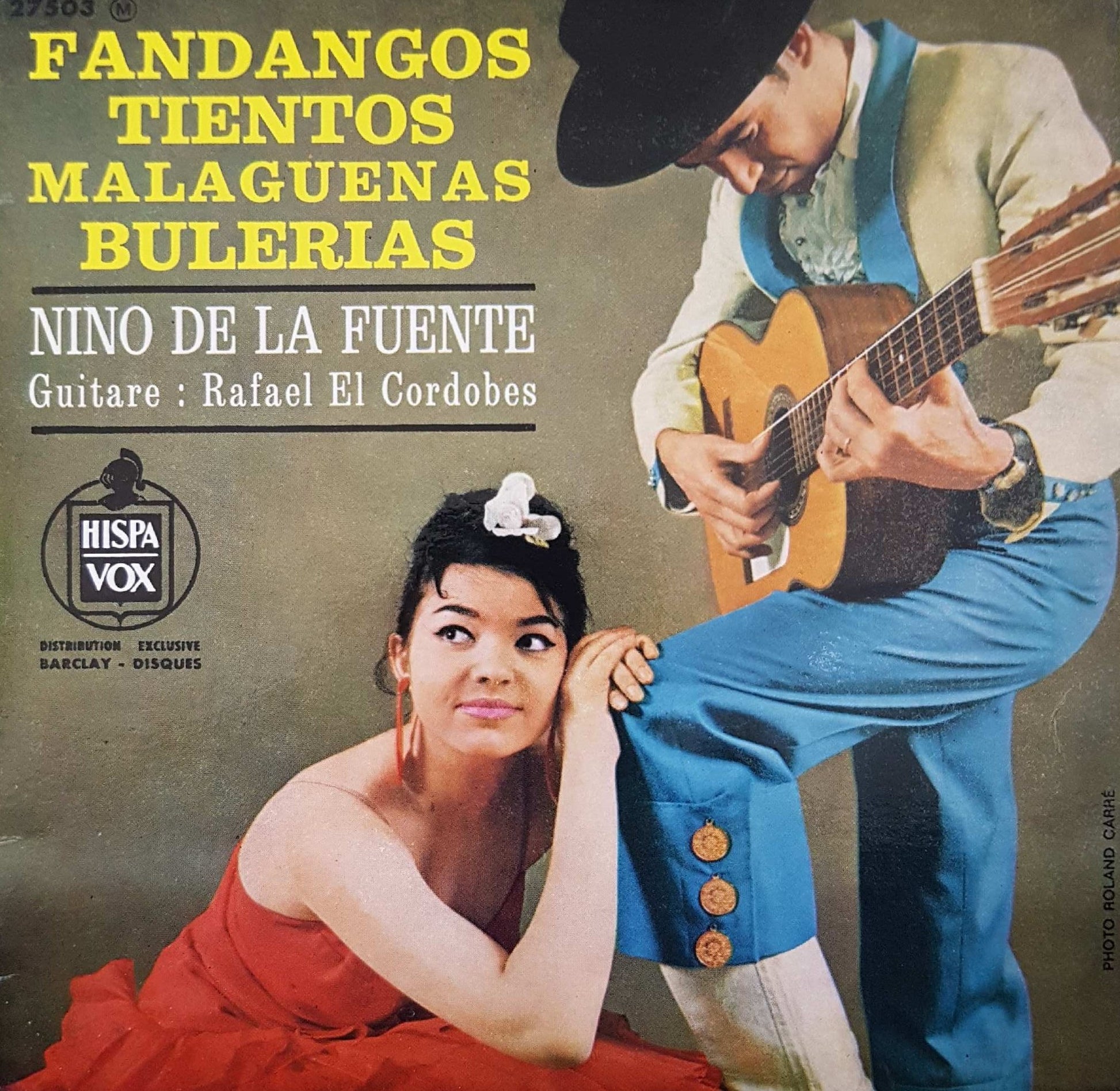 Niño De La Fuente - Fandangos Tientos Malaguenas Bulerias (EP) 23878 Vinyl Singles EP Goede Staat