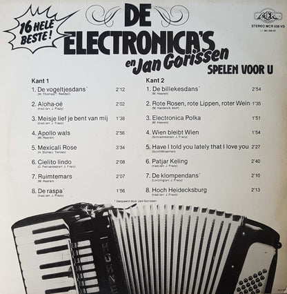 Electronica's En Jan Gorissen - De Electronica's En Jan Gorissen Spelen Voor U (LP) 41021 41576 45693 46623 48029 Vinyl LP VINYLSINGLES.NL