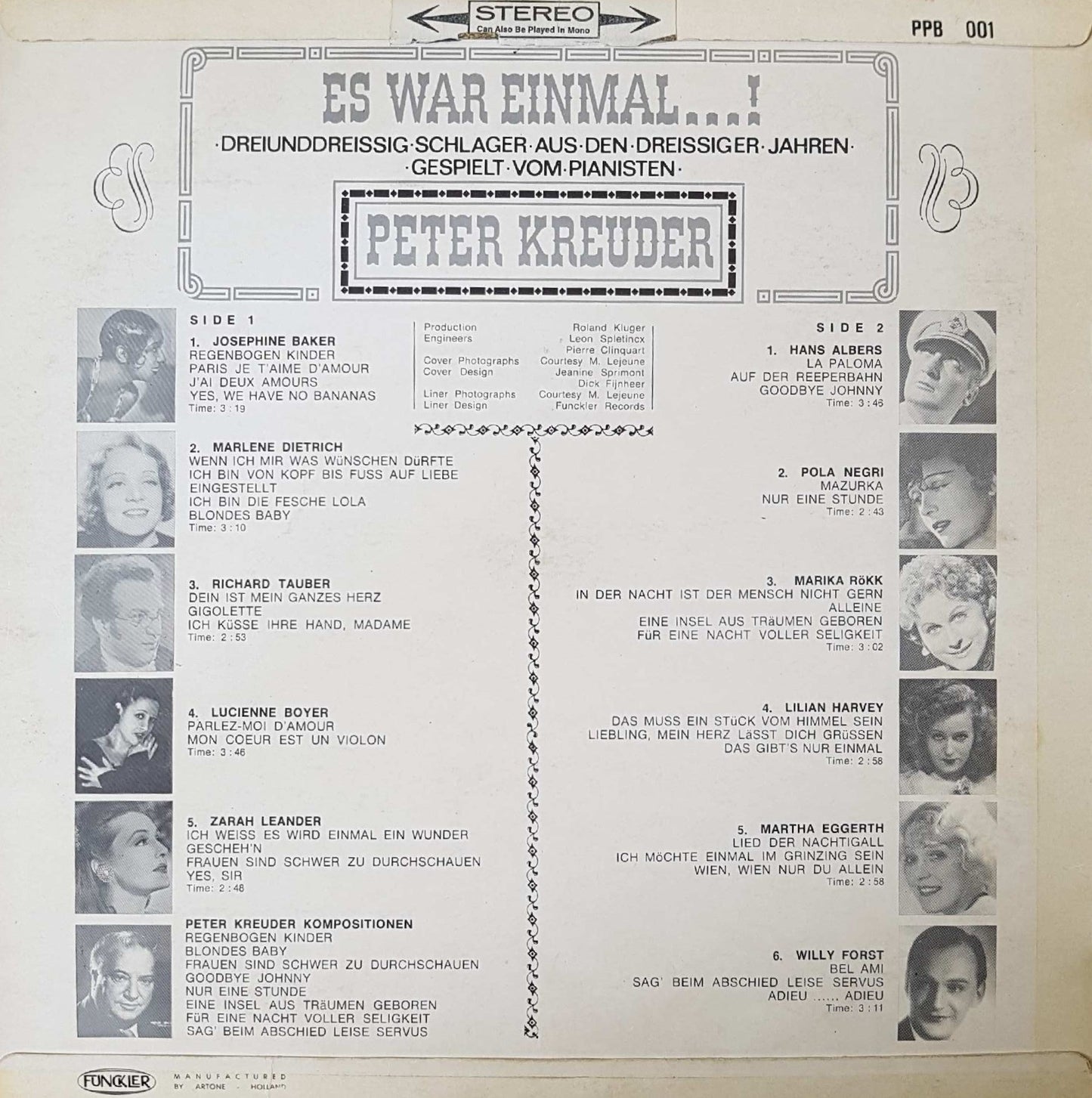 Peter Kreuder - Es War Einmal (LP) 41922 Vinyl LP VINYLSINGLES.NL