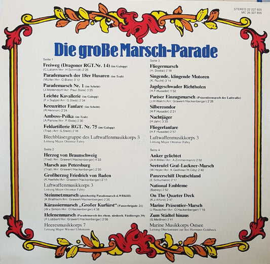 Heeresmusikkorps / Marine Musikkops Ostsee - Die große Marsch Parade (LP)