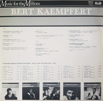 Bert Kaempfert Featuring Sylvia Vrethammar - Bert Kaempfert (LP) Vinyl LP Vinyl Very Good (VG) <br> Hoes Good Plus (G+)