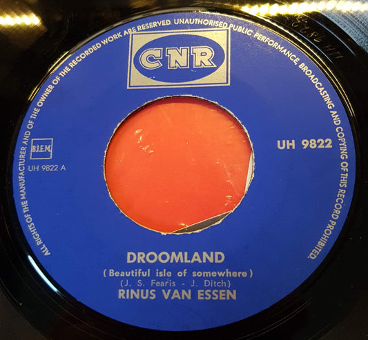 Rinus Van Essen - Droomland 23056 Vinyl Singles Goede Staat