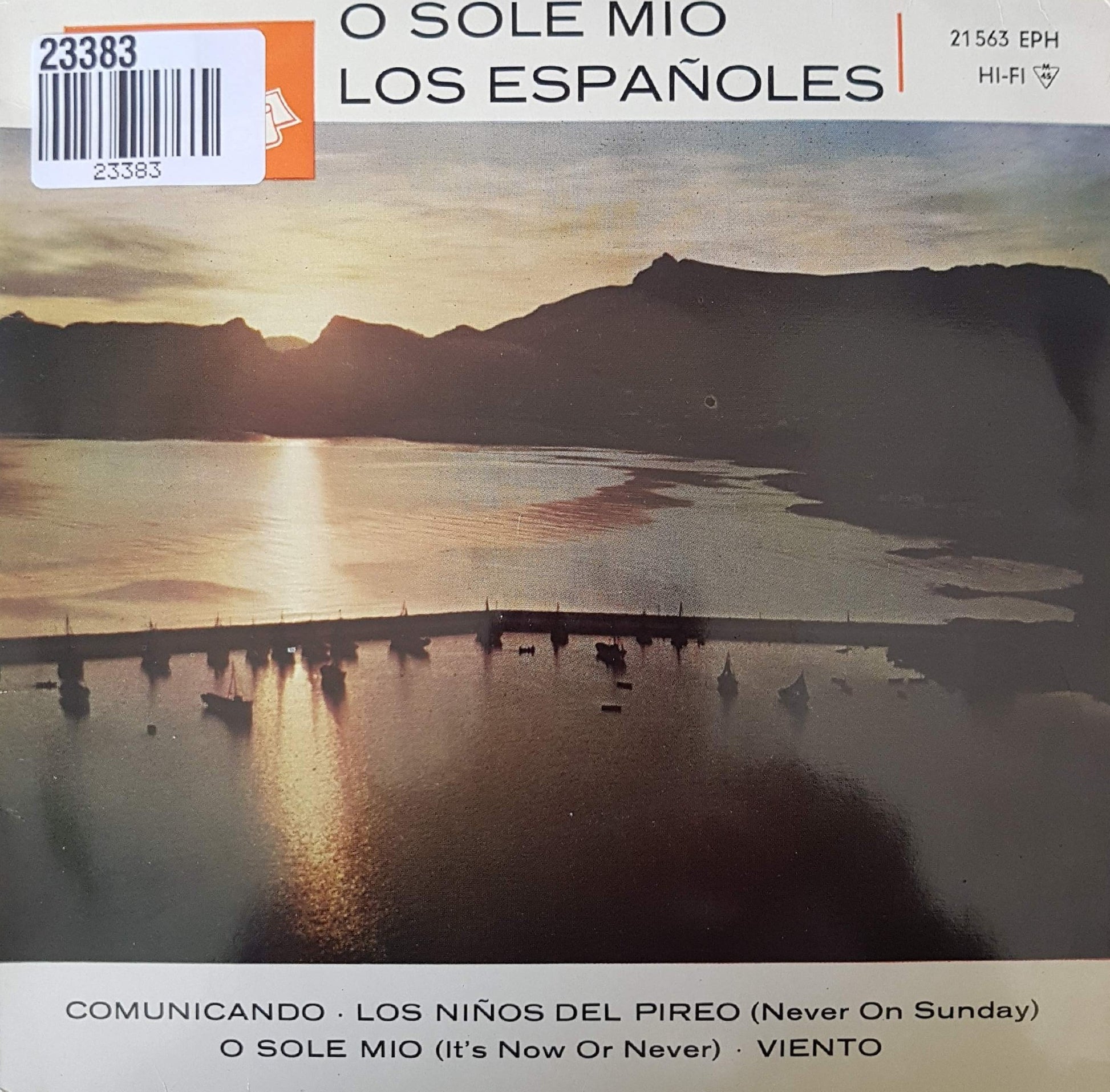 Los Españoles - O Sole Mio (EP) 23383 Vinyl Singles EP Goede Staat