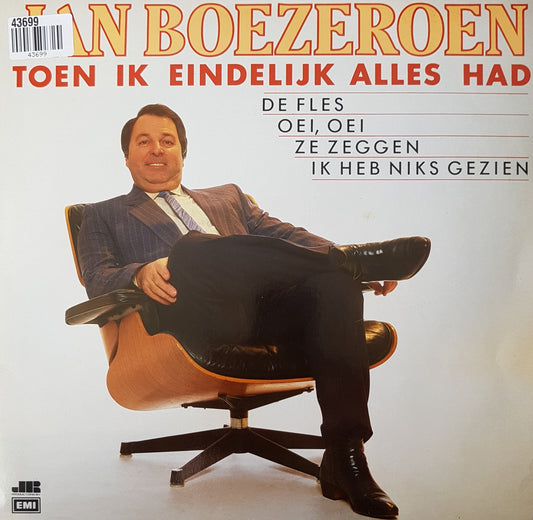 Jan Boezeroen - Toen Ik Eindelijk Alles Had (LP) 43699 Vinyl LP VINYLSINGLES.NL