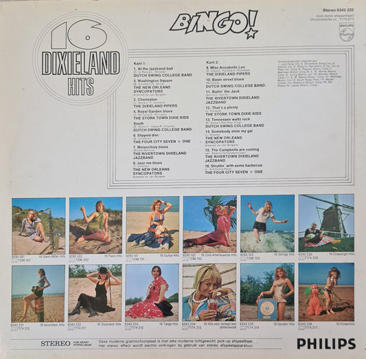 Various - 16 Dixieland Hits (LP) Vinyl LP Vinyl Zeer Goed / Hoesje Goed "VINYLSINGLES.NL"