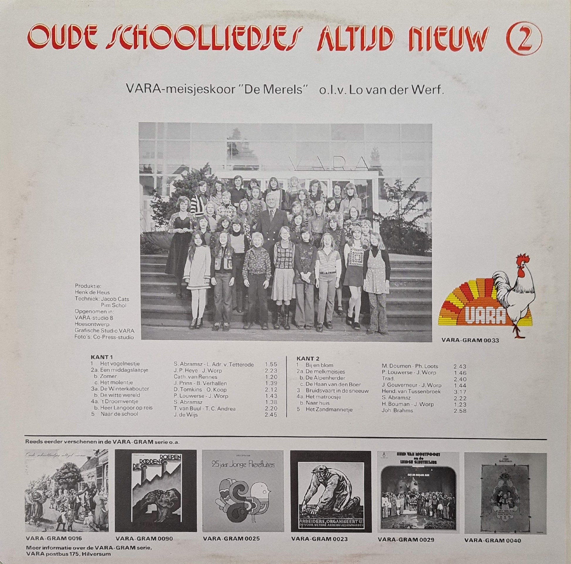 Oude Schoolliedjes Altijd Nieuw 2 Meisjeskoor De Merels - Oude Schoolliedjes Altijd Nieuw 2 (LP) 49676 Vinyl LP VINYLSINGLES.NL