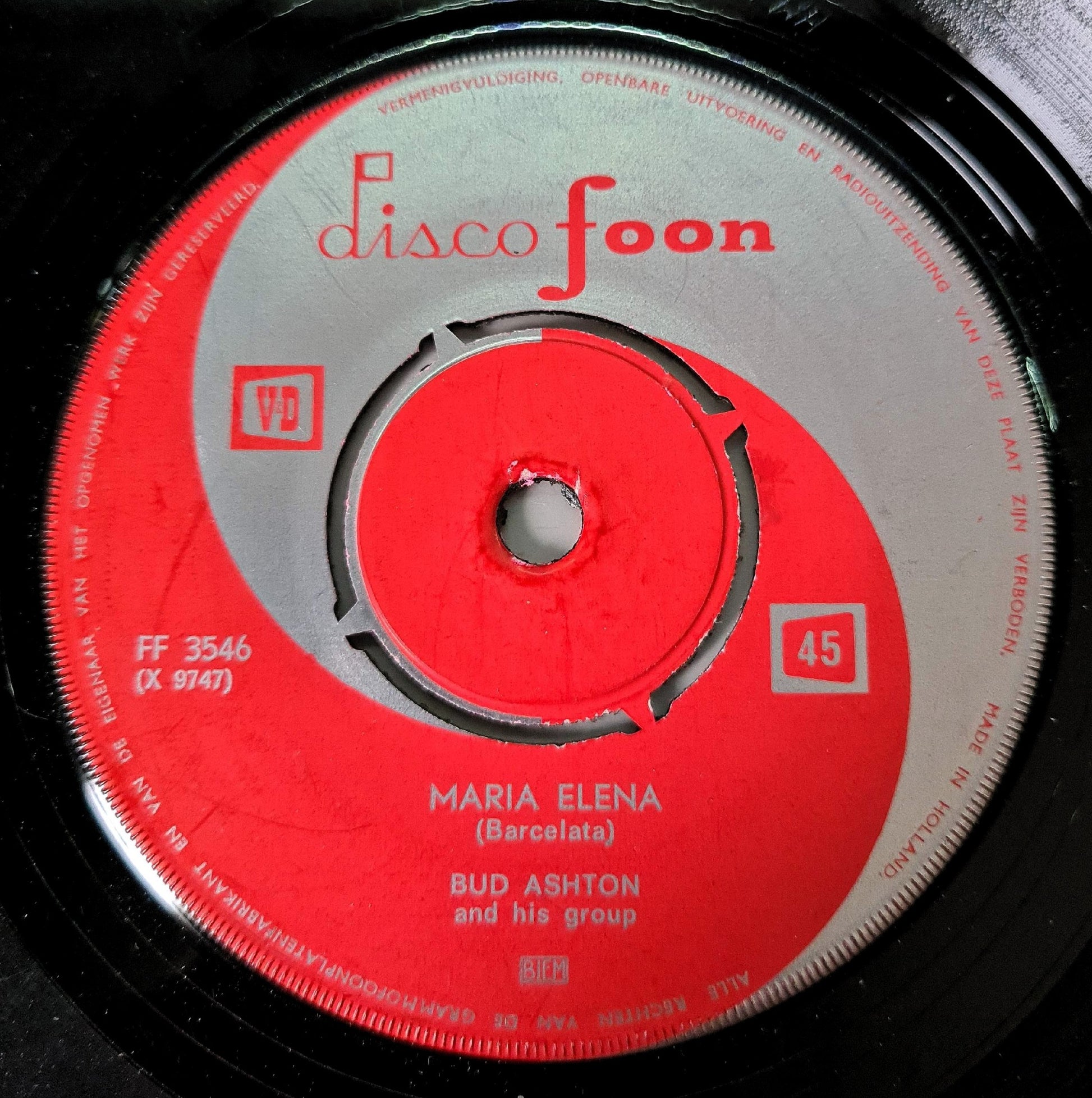 Ronn Clay / Bud Ashton And His Group - A-me-ri-ca Vinyl Singles Vinyl Very Good (VG) <br> Hoes Good Plus (G+)