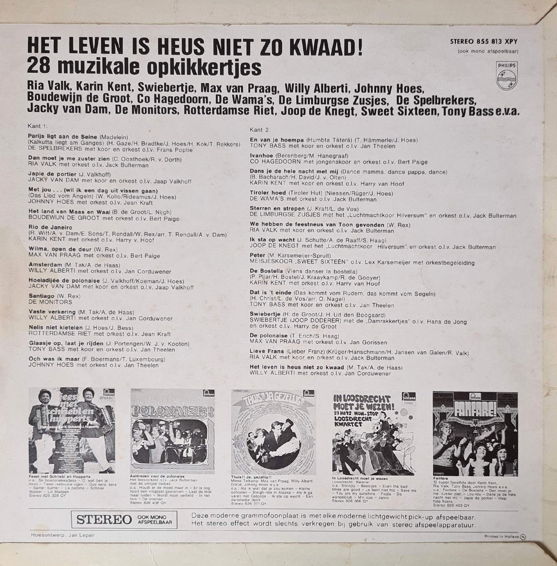 Various - Het Leven Is Heus Niet Zo Kwaad (LP) 46762 Vinyl LP VINYLSINGLES.NL