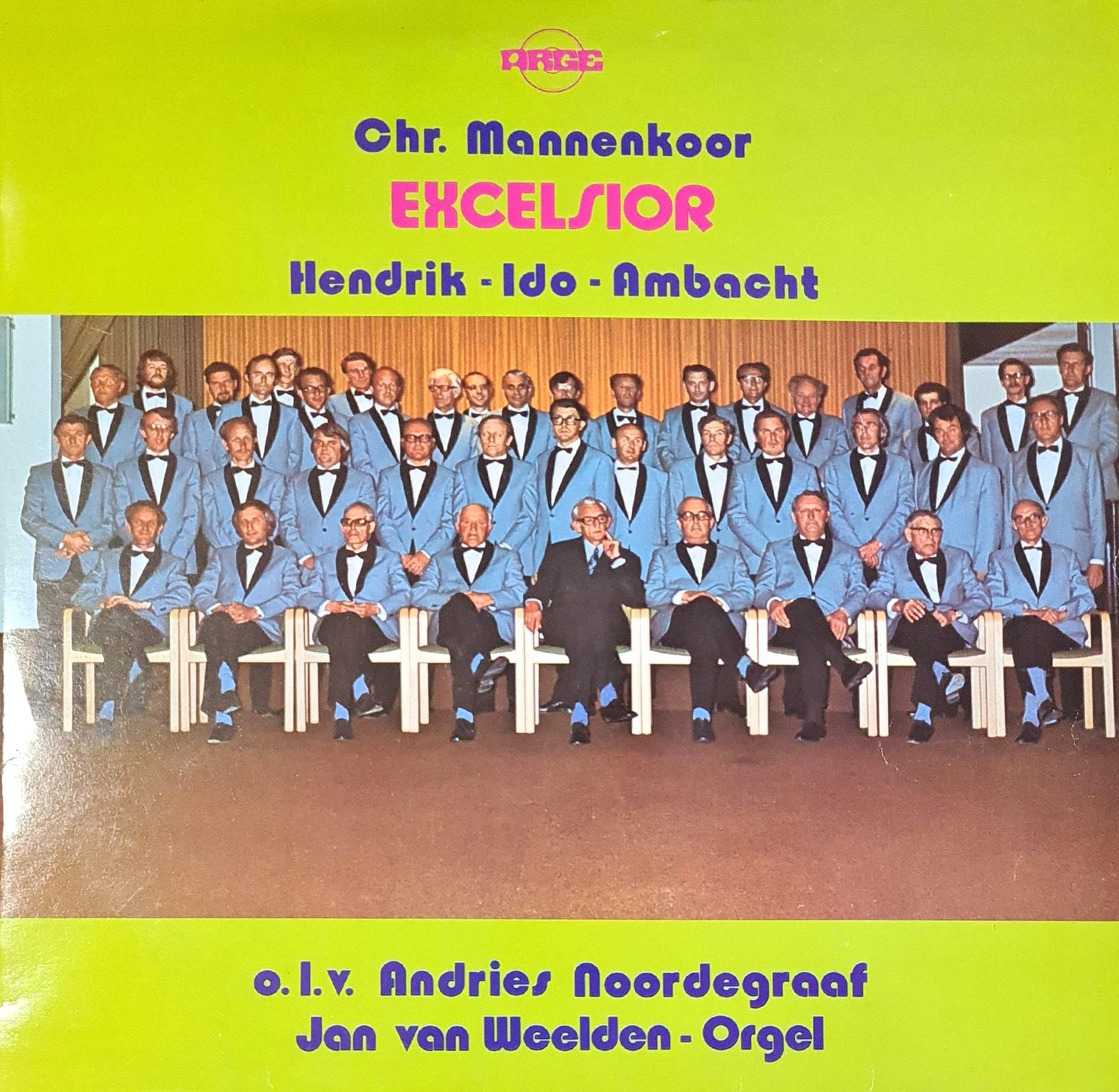 Christelijk Mannenkoor "Excelsior" Hendrik Ido Ambacht 47032 Vinyl LP Goede Staat