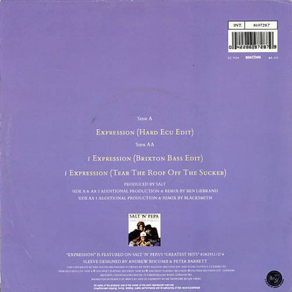 Salt 'N'Pepa - Expression 12349 Vinyl Singles Goede Staat