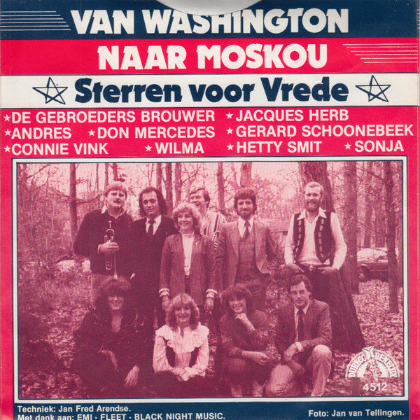 Sterren Voor Vrede - Van Washington Naar Moskou 23086 Vinyl Singles Goede Staat