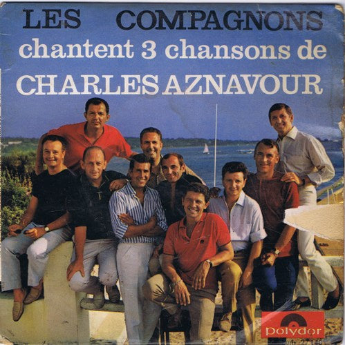 Compagnons De La Chanson - Chantent 3 Chansons De Charles Aznavour (EP) Vinyl Singles EP VINYLSINGLES.NL