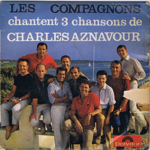 Compagnons De La Chanson - Chantent 3 Chansons De Charles Aznavour (EP) 04219 Vinyl Singles EP Goede Staat