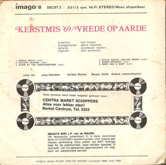 Vrede op aarde - Kerstmis '69 - Vrede Op Aarde 32789 Vinyl Singles EP Vinyl Zeer Goed / Hoesje Goed "VINYLSINGLES.NL"