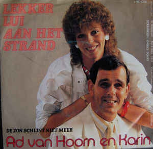 Ad Van Hoorn En Karin - Lekker Lui Aan Het Strand 15627 Vinyl Singles VINYLSINGLES.NL
