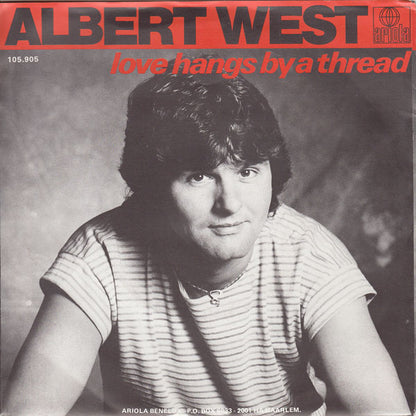 Albert West - Love Hangs By A Thread 22173 Vinyl Singles Goede Staat