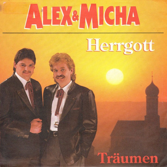 Alex & Micha - Herrgott 04592 Vinyl Singles Goede Staat