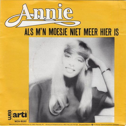 Annie - Als M'n Moesje Niet Meer Hier Is 15344 36481 Vinyl Singles VINYLSINGLES.NL