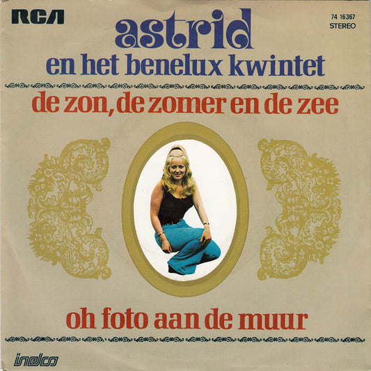 Astrid En Het Benelux Kwintet - De Zon, De Zomer En De Zee 06610 Vinyl Singles VINYLSINGLES.NL